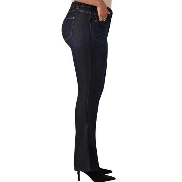 NWT Women's WIT & WISDOM Brittany Mid-Rise‎ Itty Bitty Boot Indigo | Size 24W - Picture 3 of 13